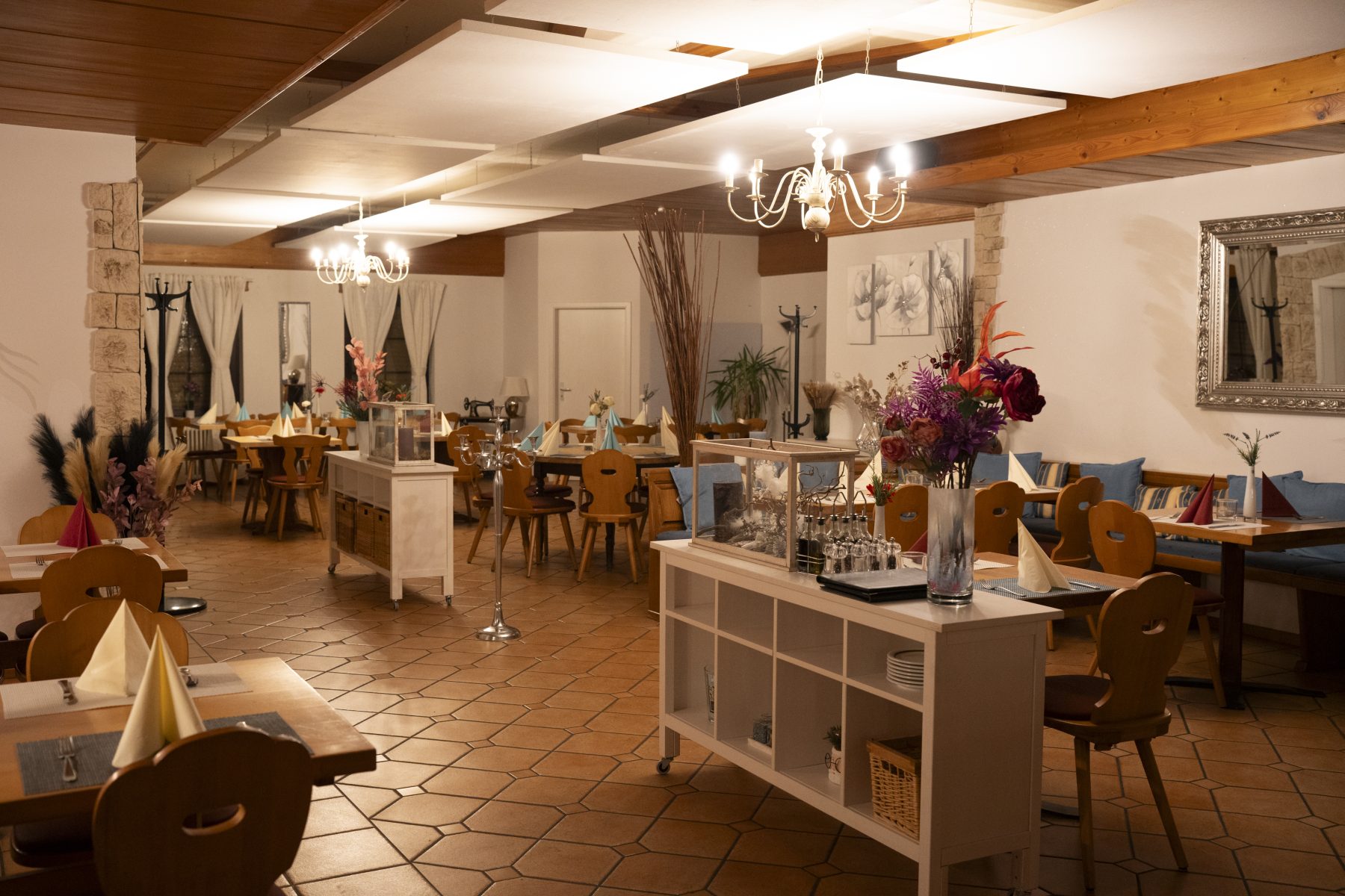 Gastraum eines Restaurants
